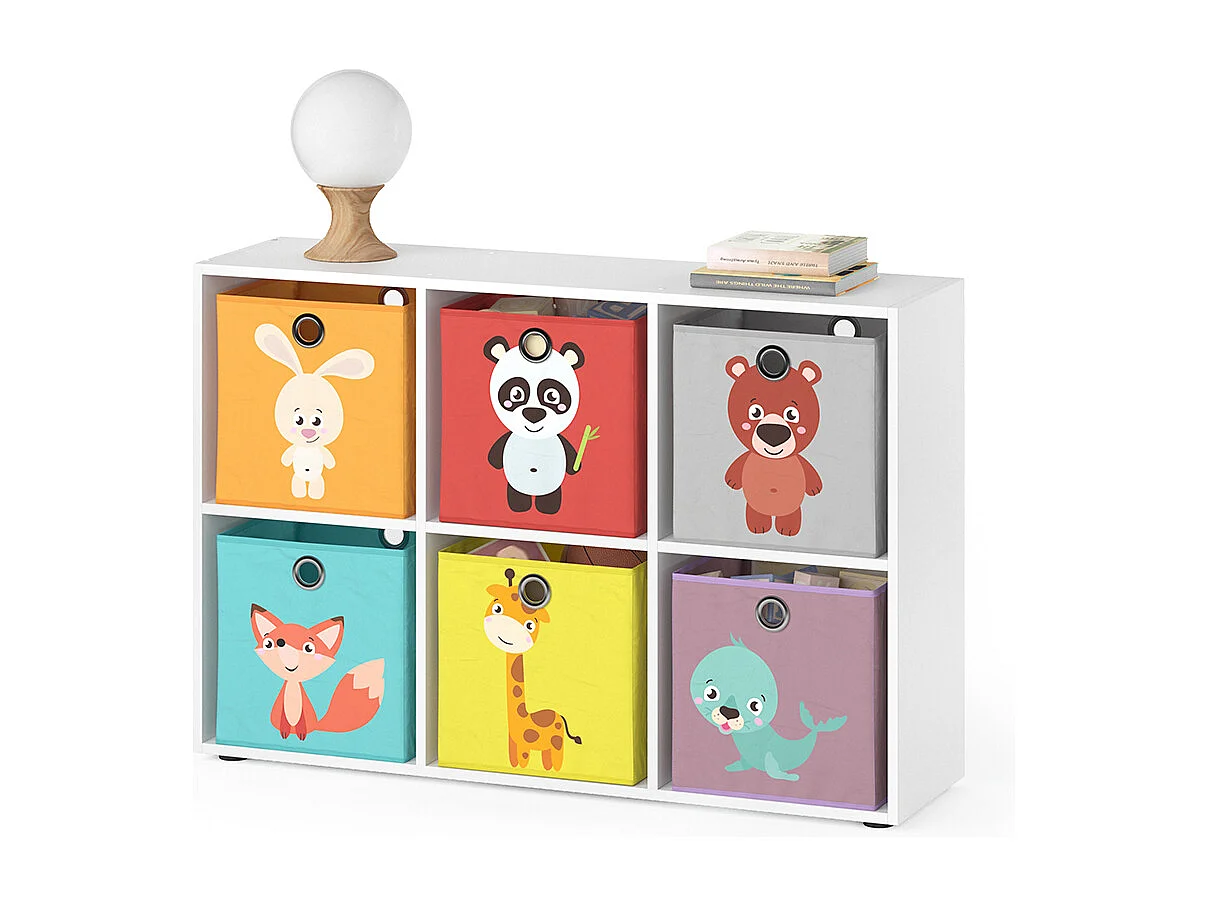 Bibliothèque enfant blanc 72x29x107.8