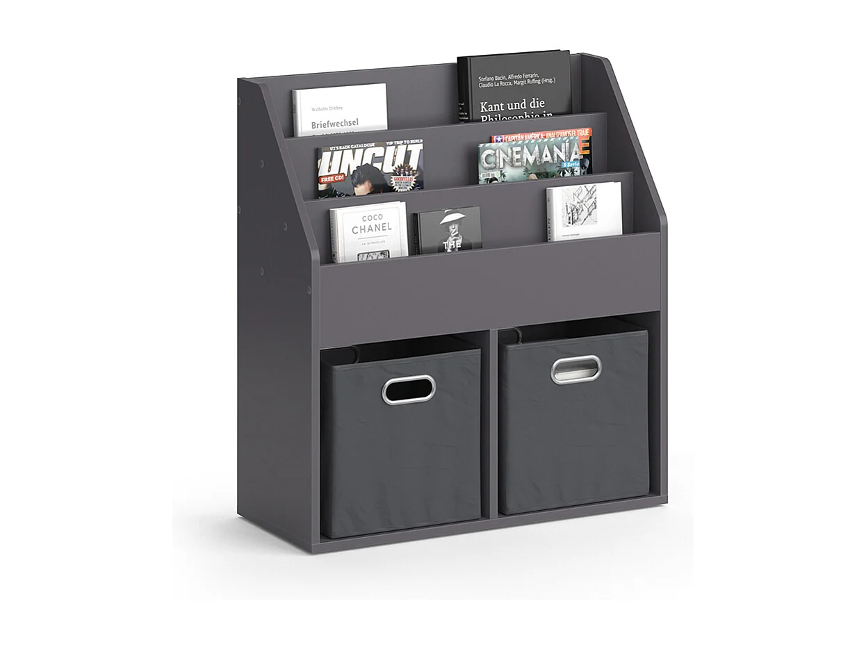 Kinderregal grau 72x30.7x79 luigi