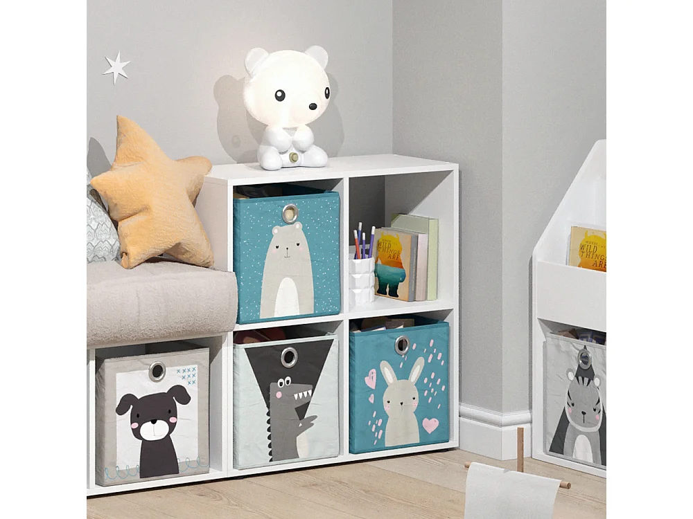 Estantería infantil blanco 72.6x29x72 tetra