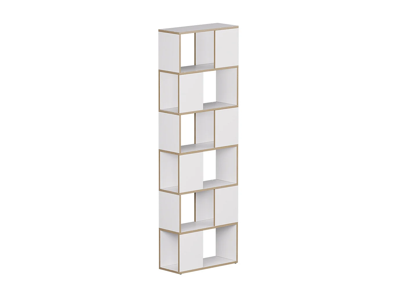 Séparation de pièce blanc/chêne 60x24x186 eneos