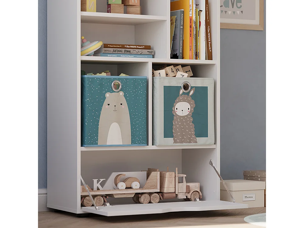 Scaffale per bambini bianco 71x32.1x178.5 estell