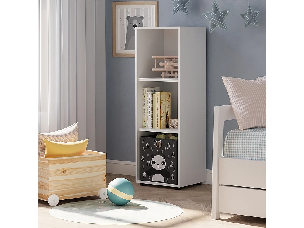 Étagère pour enfants blanc 36.2x32.1x107.6 estell