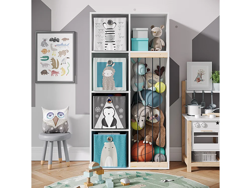 Półka dla dzieci biały 72x29.1x143 marvin