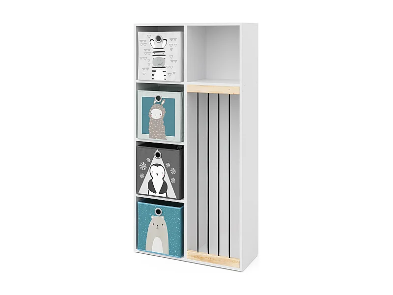 Półka dla dzieci biały 72x29.1x143 marvin