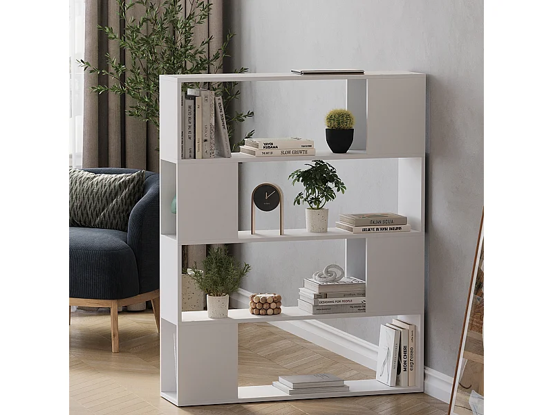 Rozdzielacz pokoju biały 100x24x124.5 eneos