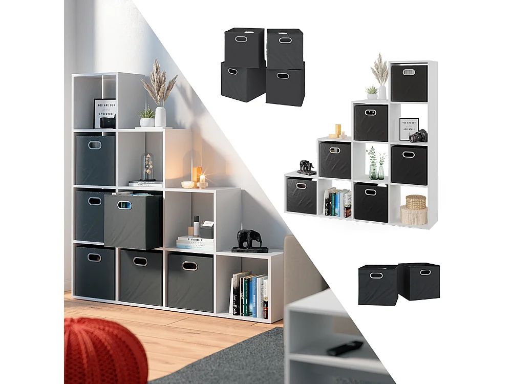 Étagère blanc 142.5x29x140