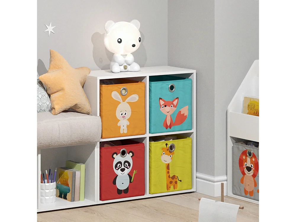 Libreria bambini bianco 72.6x29x72 tetra