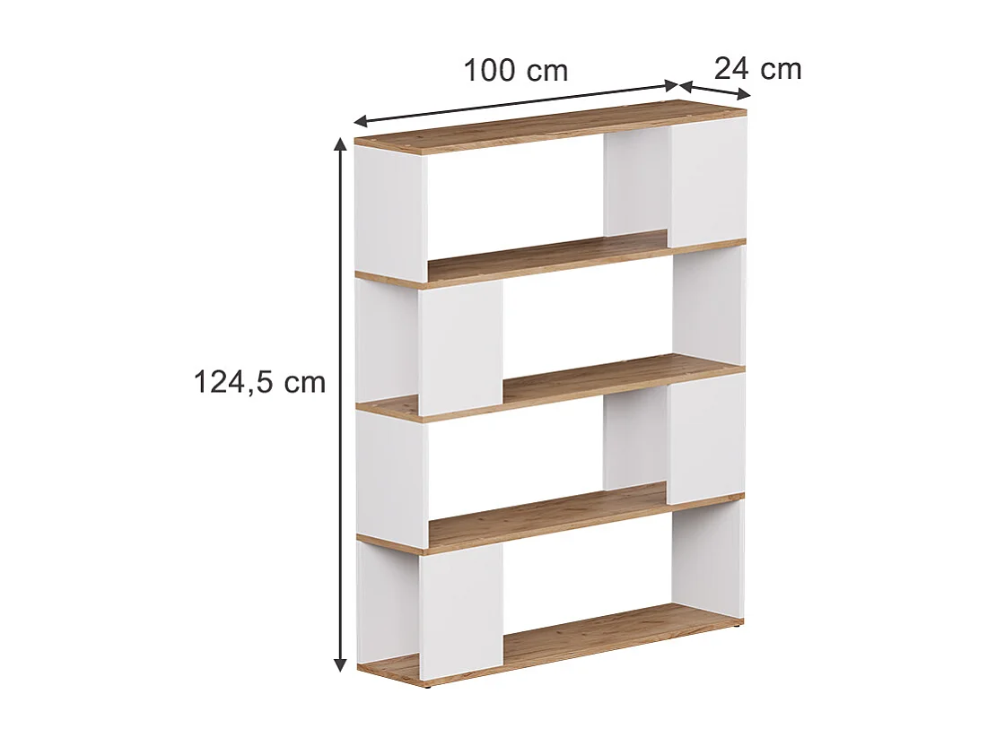 Séparation de pièce chêne blanc/force de lor 100x24x124.5 eneos