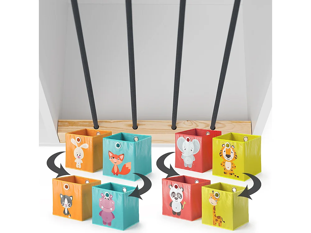 Libreria bambini bianco 72x29.1x143 marvin