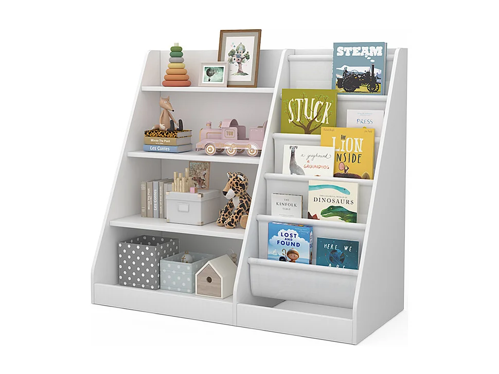 Kinderregal weiß 90x40x80.5 conny