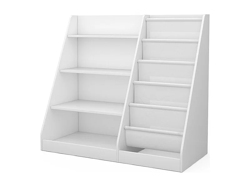 Kinderregal weiß 90x40x80.5 conny