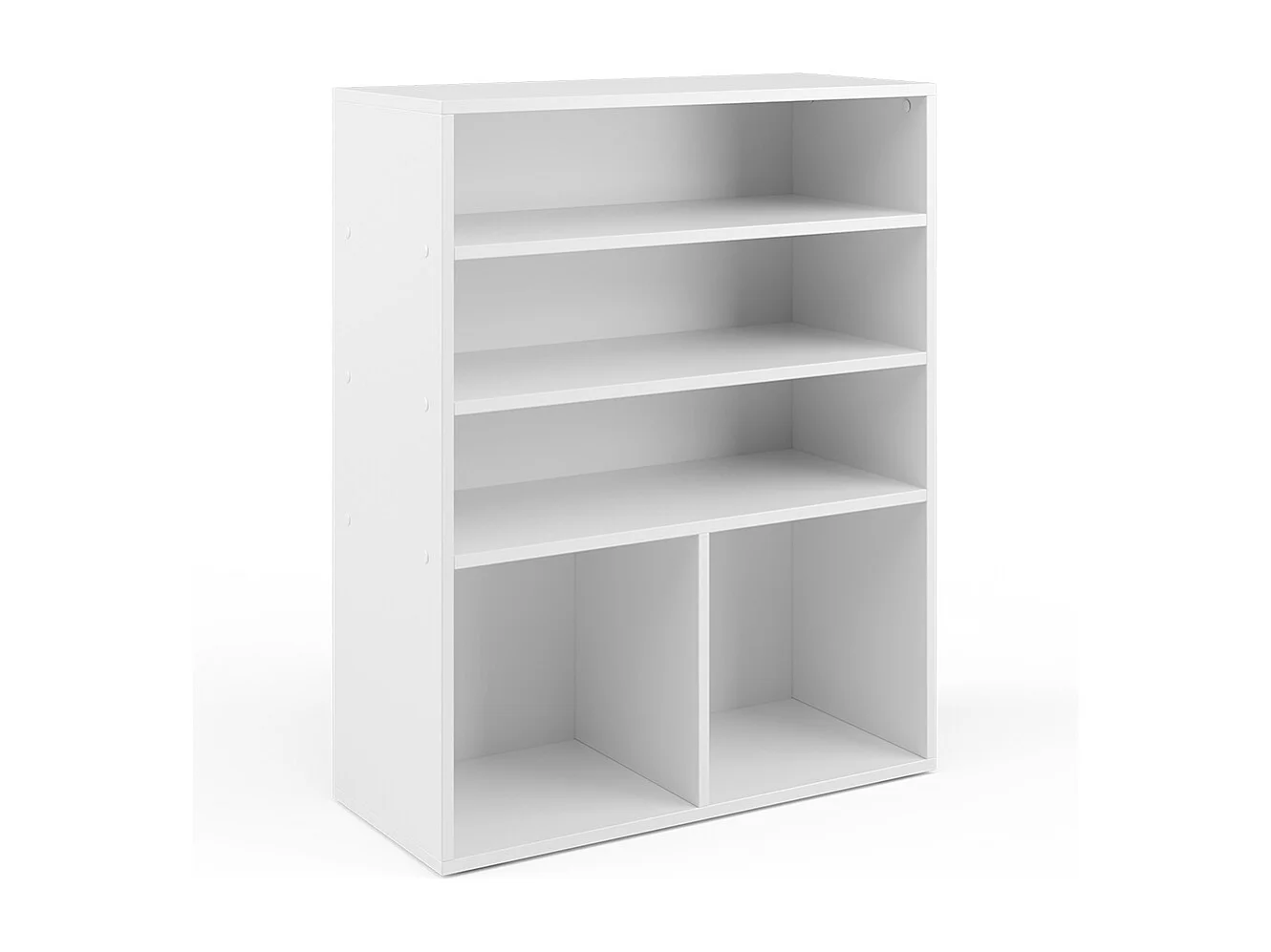 Bibliothèque enfant blanc 72x30.6x90.2 luigi