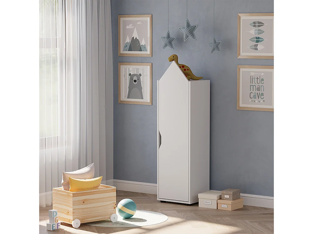 Étagère pour enfants blanc 36.4x32.1x130.9 estell