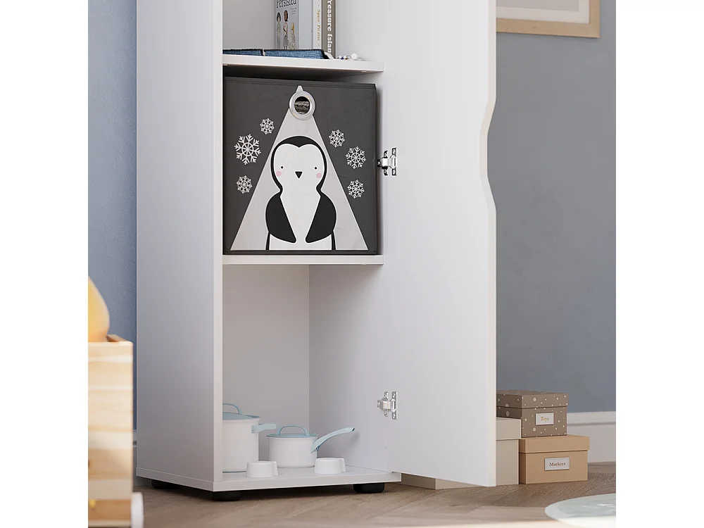 Étagère pour enfants blanc 36.4x32.1x130.9 estell