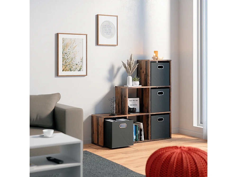 Étagère bois antique 107.2x29x107.8