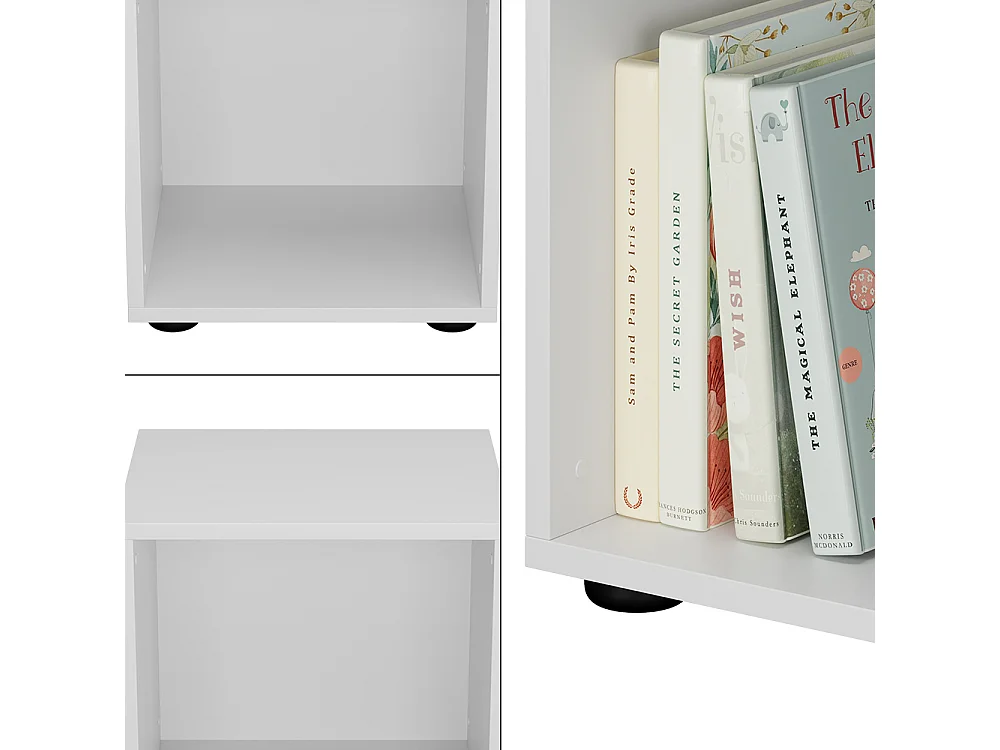 Kinderregal weiß 36.4x32.1x38.2 estell