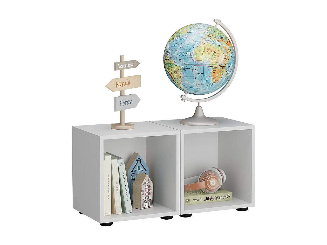 Kinderregal weiß 36.4x32.1x38.2 estell