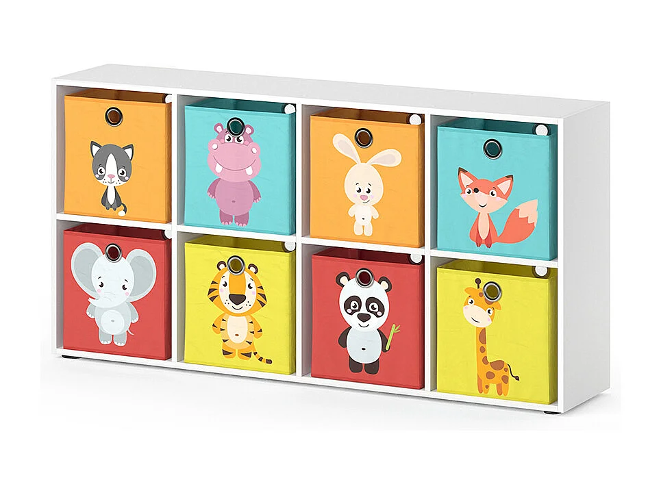 Kinderregal weiß 143x29x72 scutum