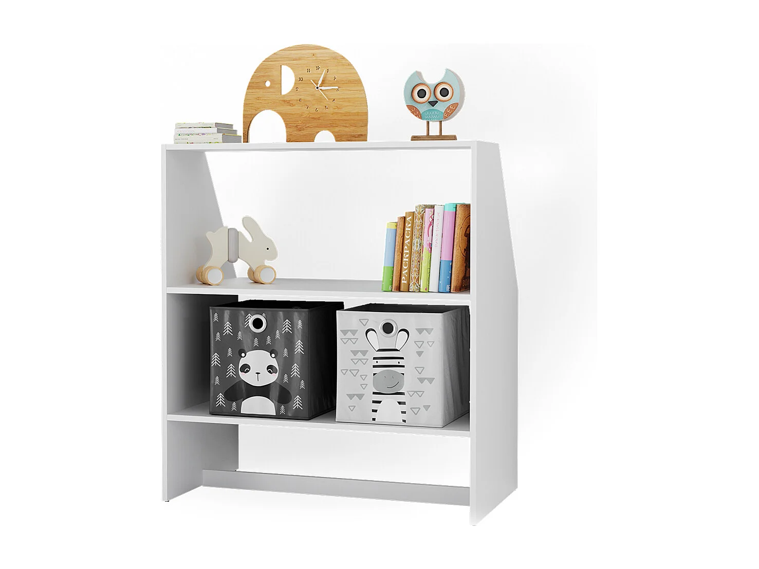 Kinderregal weiß 90x50x100