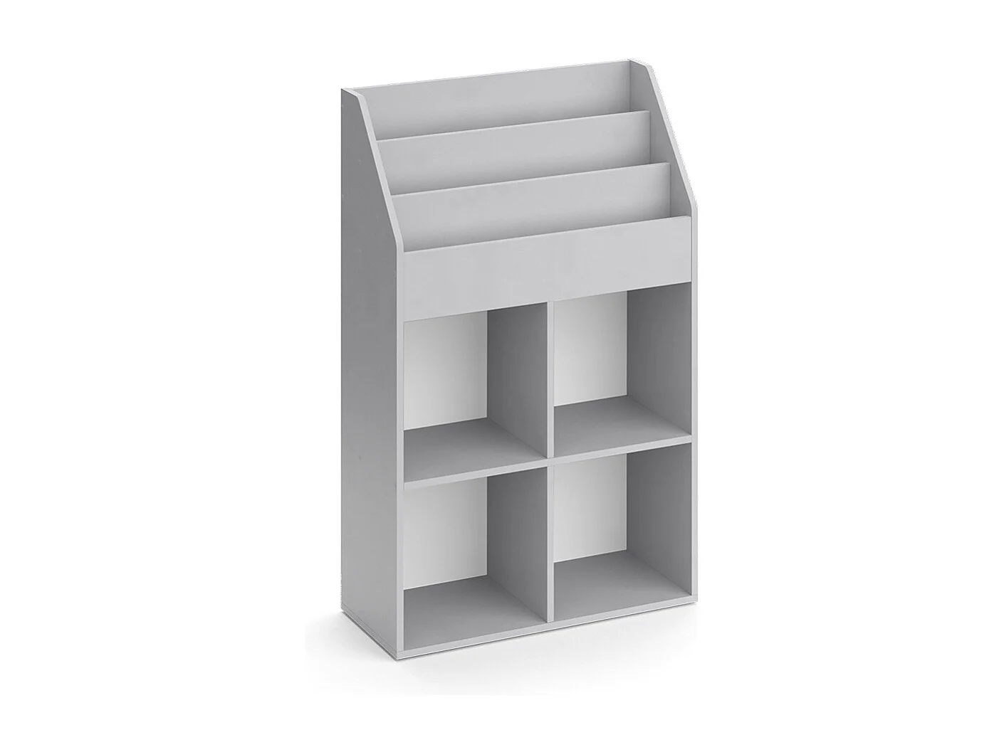 Libreria bambini grigio 72x31.2x114.2 luigi