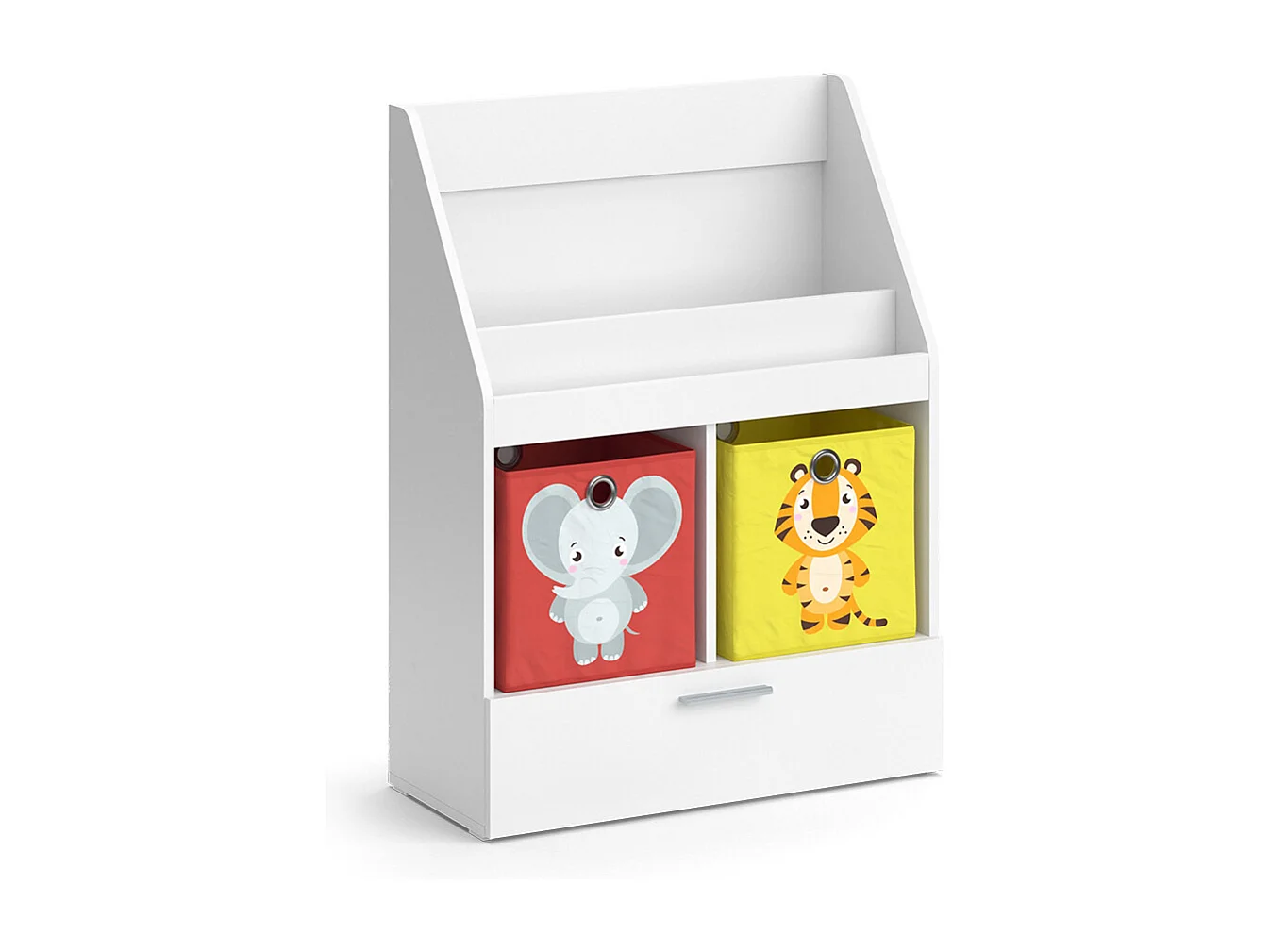 Kinderregal weiß 72x31.2x96.2 luigi