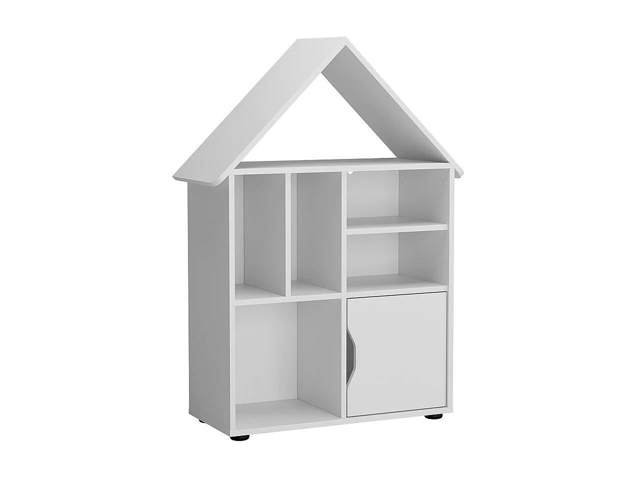 Étagère pour enfants blanc 71x32.1x112.2 estell