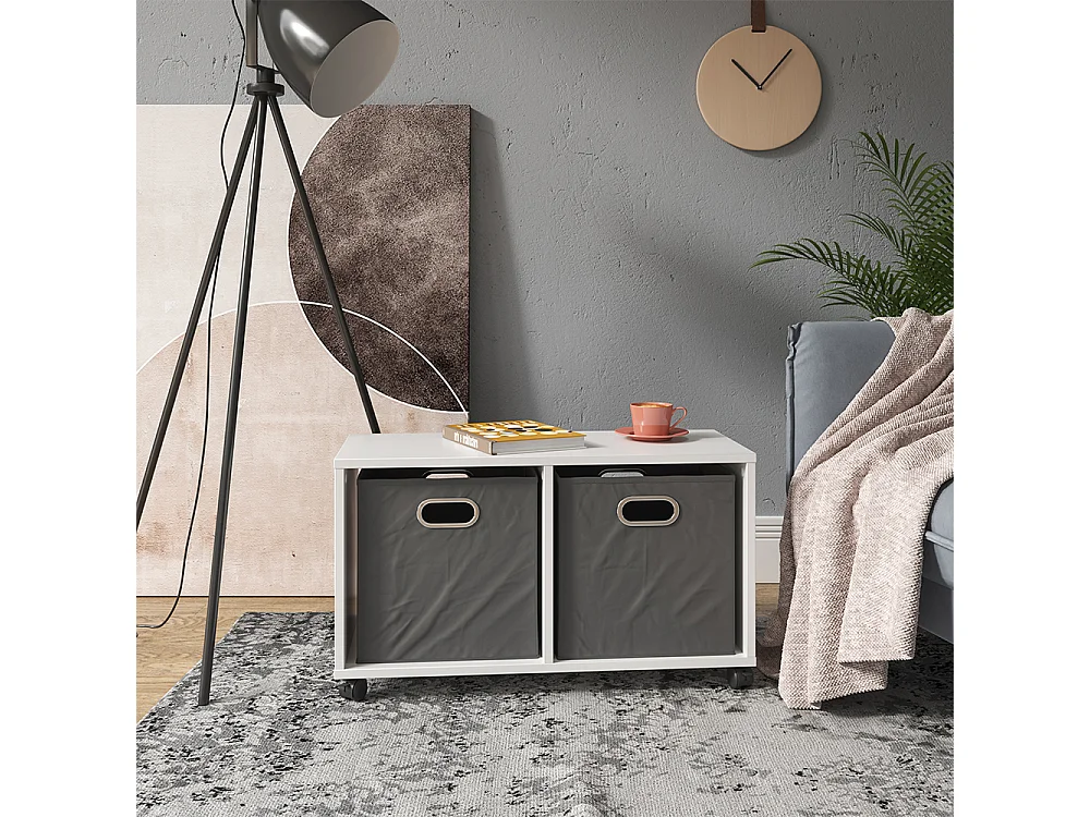 Libreria bambini bianco 72x30.8x42.4 luigi