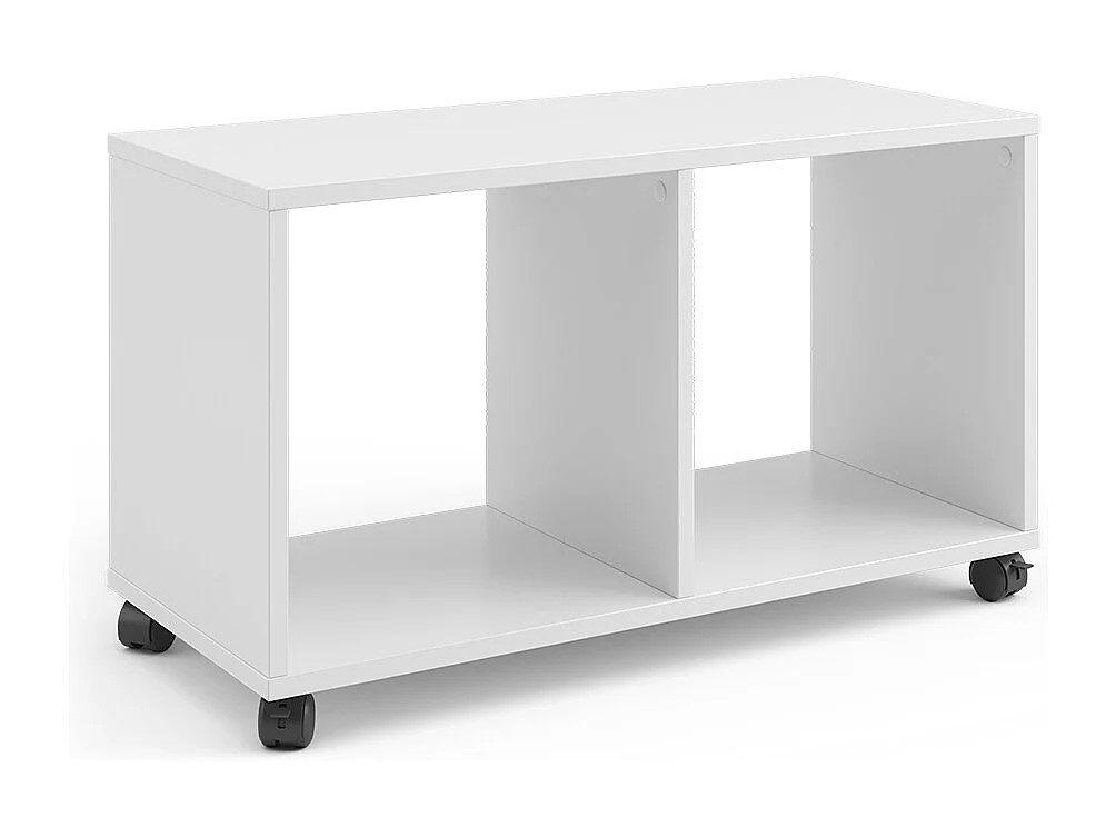 Bibliothèque enfant blanc 72x30.8x42.4 luigi