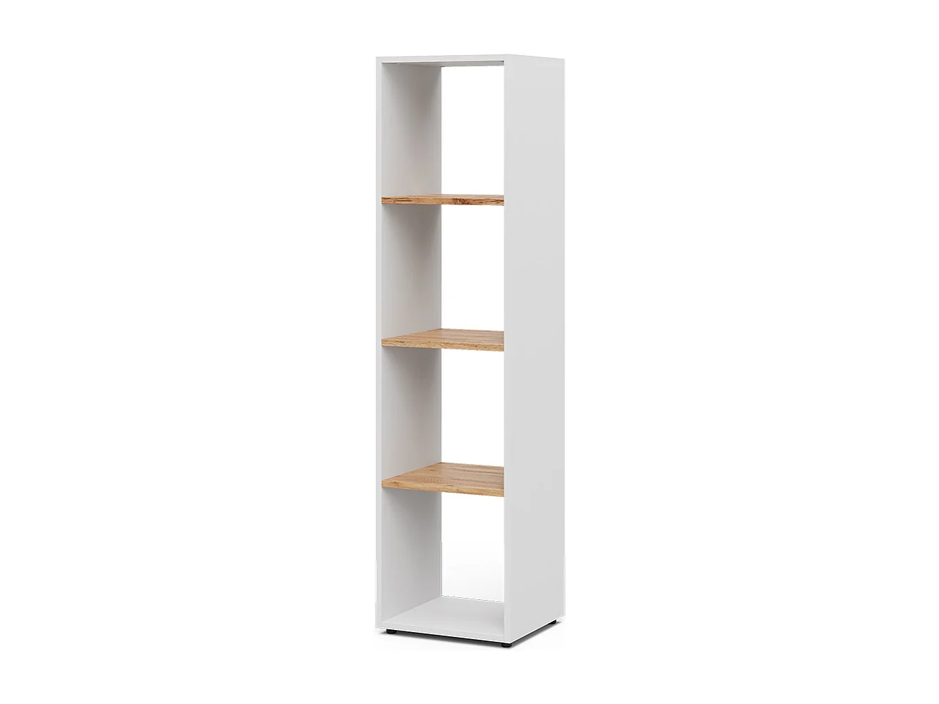 Meuble de rangement cube chêne blanc/force de lor 36.8x33.8x144.9 ludus