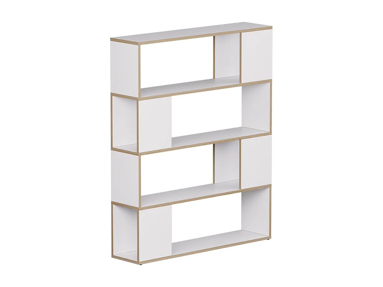 Divisorio per ambienti bianco/quercia 100x24x124.5 eneos