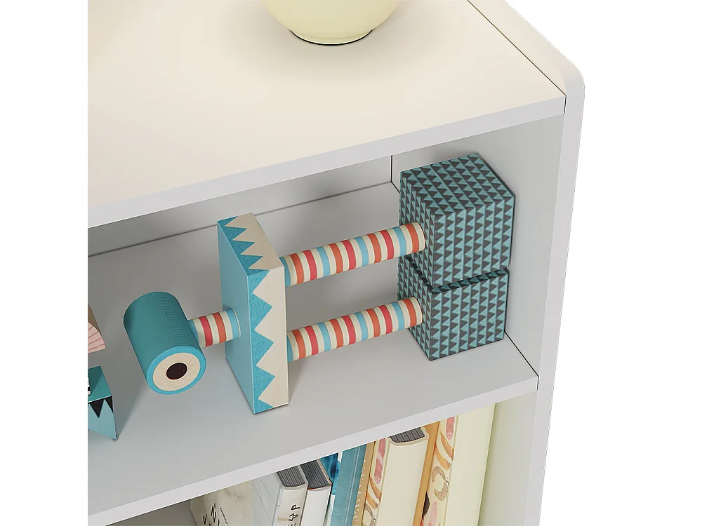 Kinderregal weiß 112x30x60.5 conny