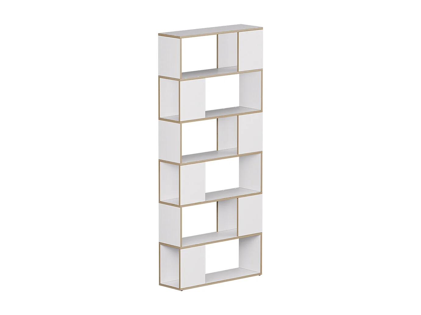 Séparation de pièce blanc/chêne 80x24x186 eneos