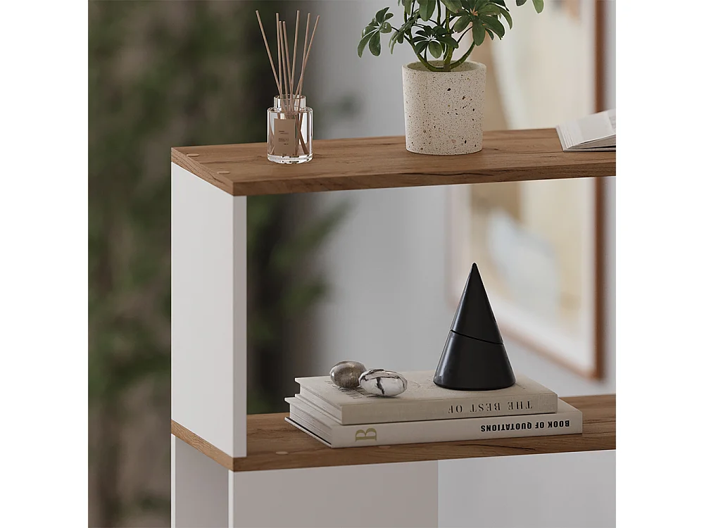 Séparateur de pièce chêne blanc/force de lor 80x24x124.5 eneos