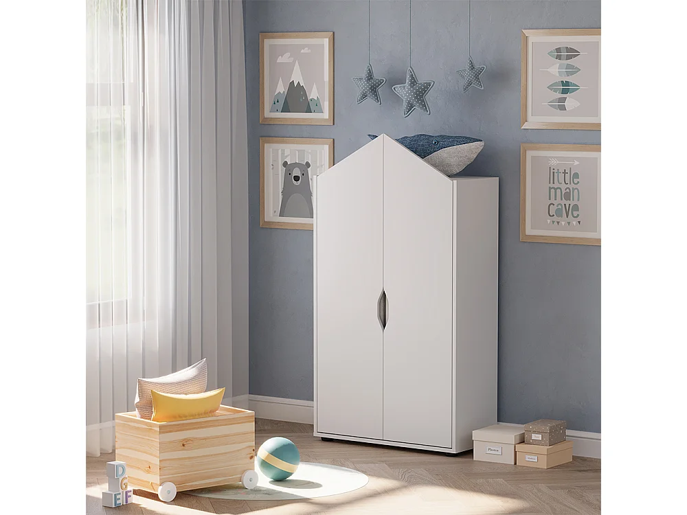 Étagère pour enfants blanc 71x32.1x140.4 estell