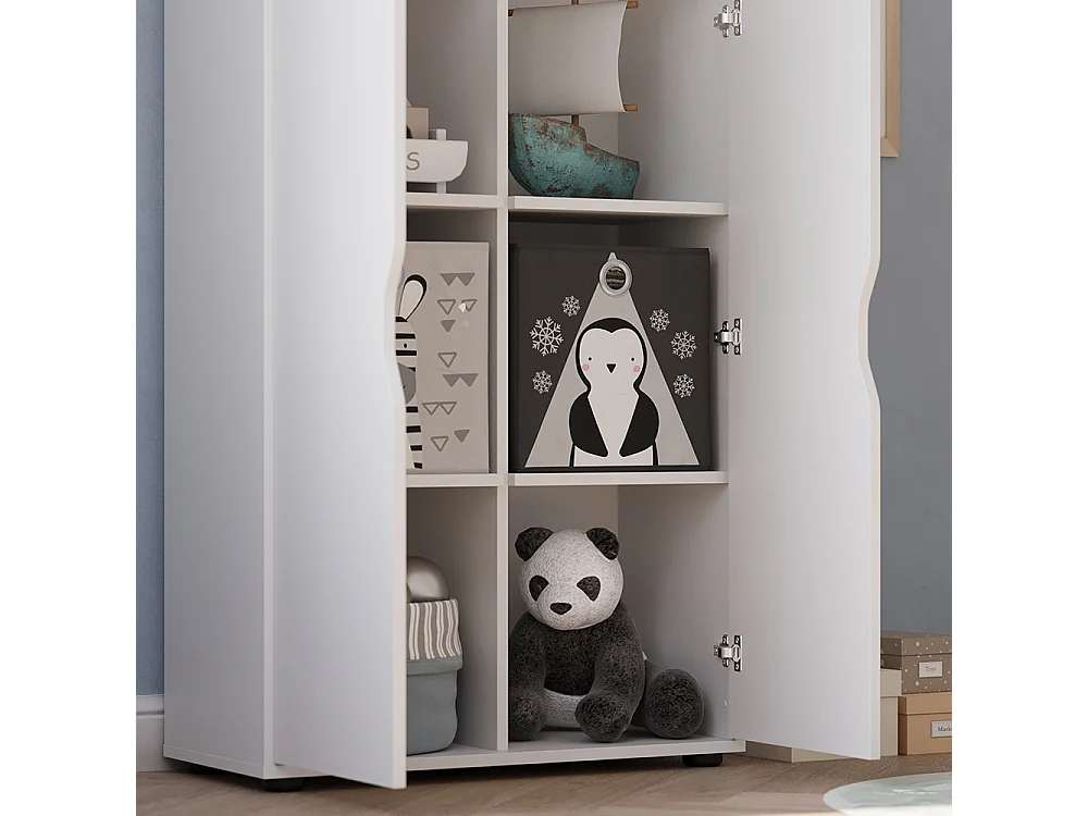 Étagère pour enfants blanc 71x32.1x140.4 estell