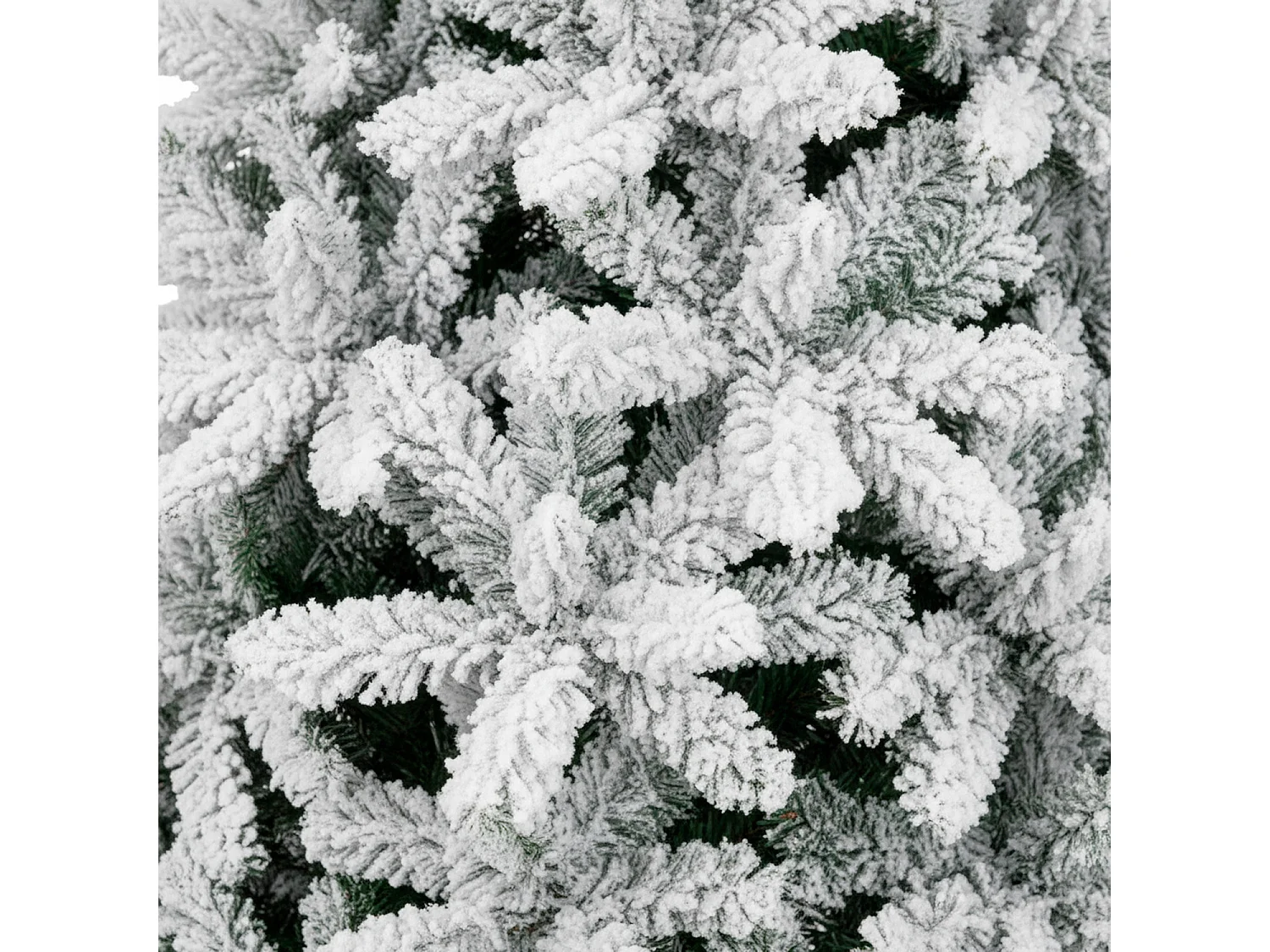 Albero Di Natale Innevato 210 Cm Sacca Effetto Reale 1078 Rami Foltissimo Rami A Gancio Base Croce Sicura Doppia Foglia Colorata 210 Cm 1078 Rami