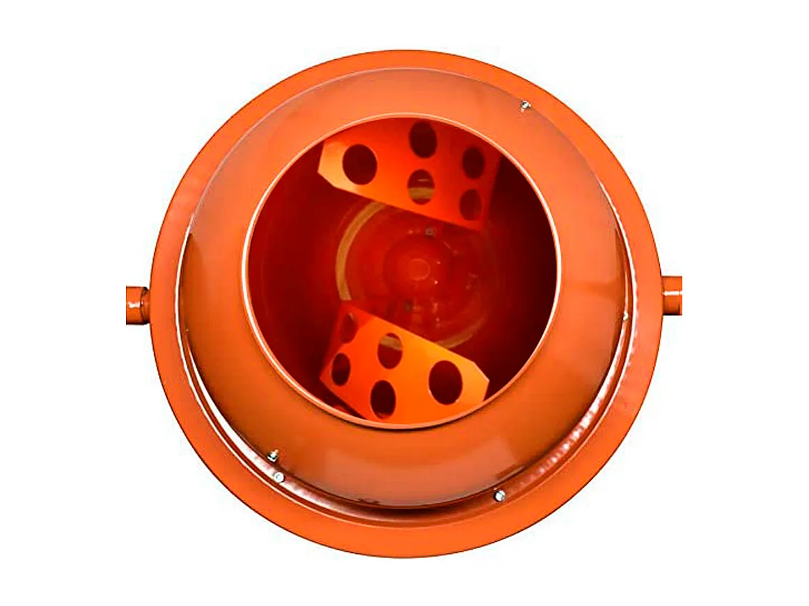 Betoniera Elettrica 70 Litri 220 Watt Impastatrice Miscelatore Cemento Con 2 Ruote Certificazione CE Telaio In Acciaio Per Malta Calcestruzzo 30 RPM