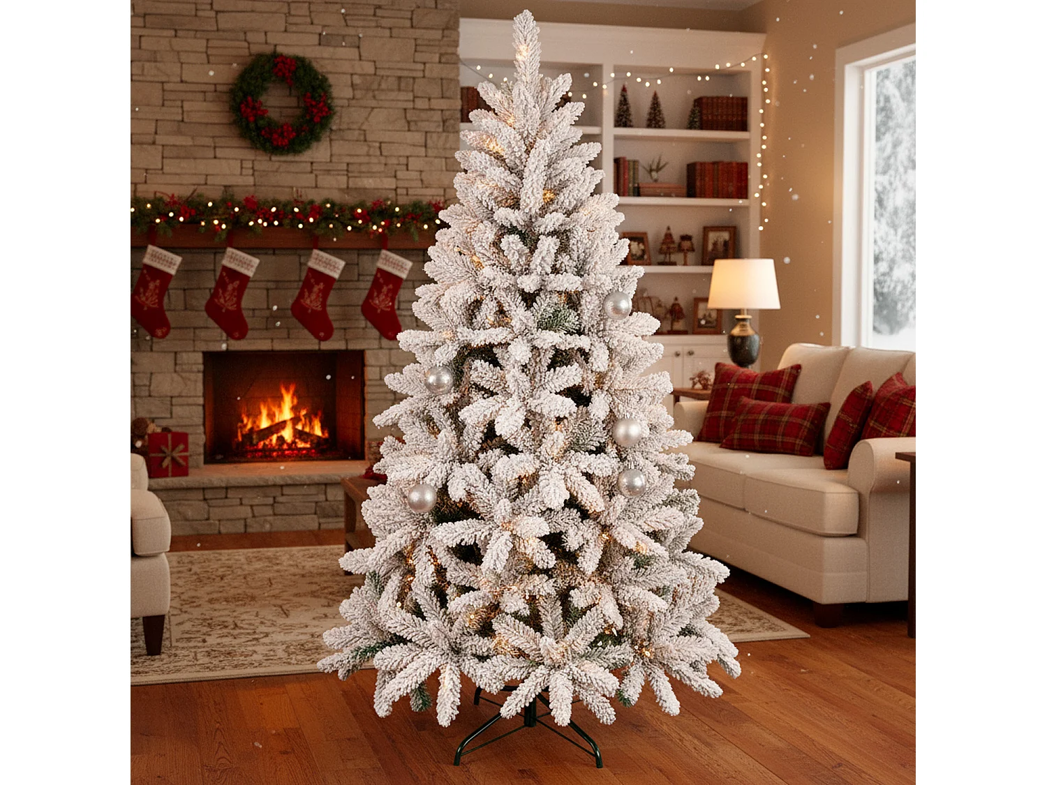 Albero Di Natale Innevato 180 Cm Con Sacca Effetto Reale 723 Rami Foltissimo Molto Folto Rami A Gancio Base A Croce In Metallo 180 Cm 723 Rami