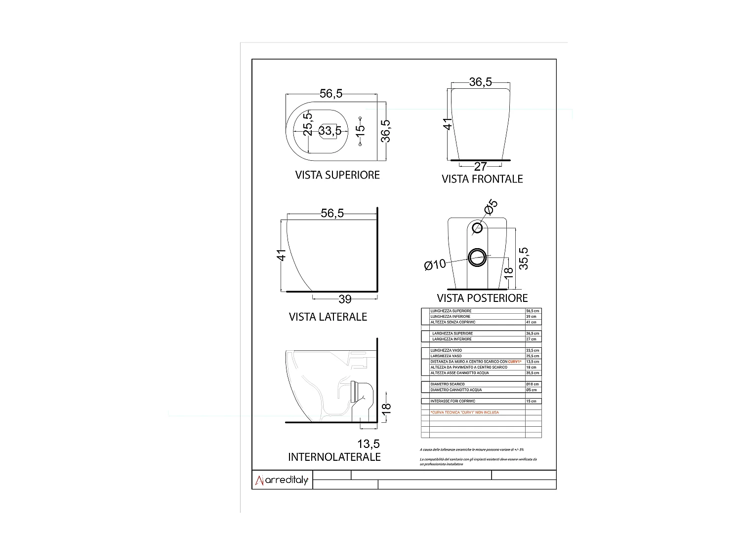 Coppia Sanitari Filomuro Parete Vaso WC Rimless Senza Brida Tornado Flush E Bidet Moderno In Ceramica Copriwater Chiusura Soft Close Grigio Opaco