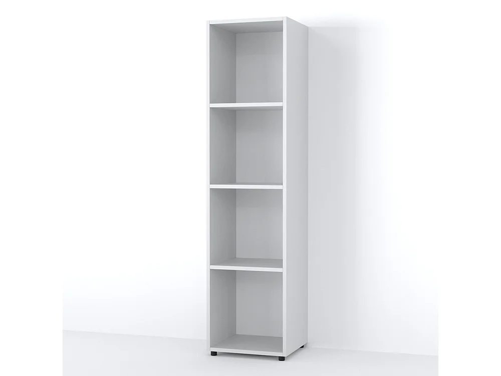 Meuble de rangement cube blanc 142.5x33x36.2 ludus