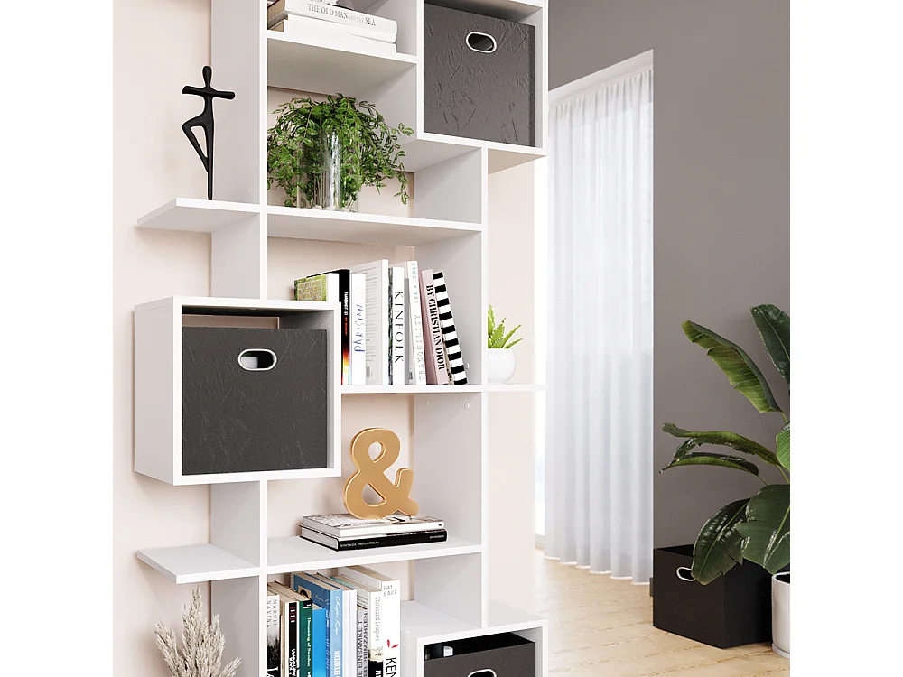 Rumdivider hvid 92x29x187.7 cube