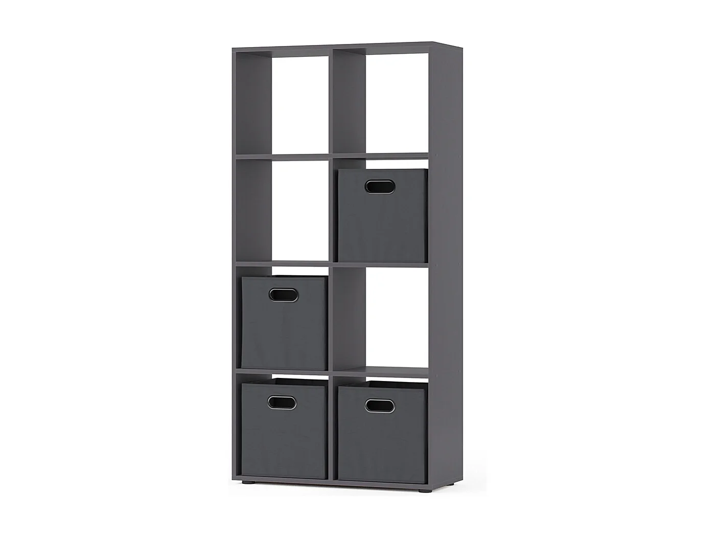 Meuble de rangement cube gris 143x29x72 scutum