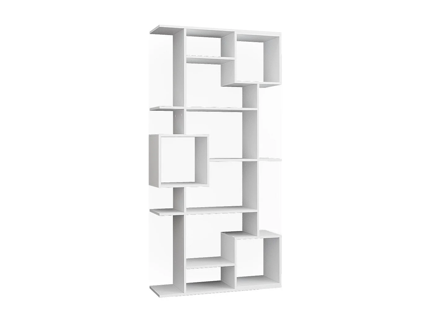 Meuble de rangement cube blanc 92x29x187.7 cube