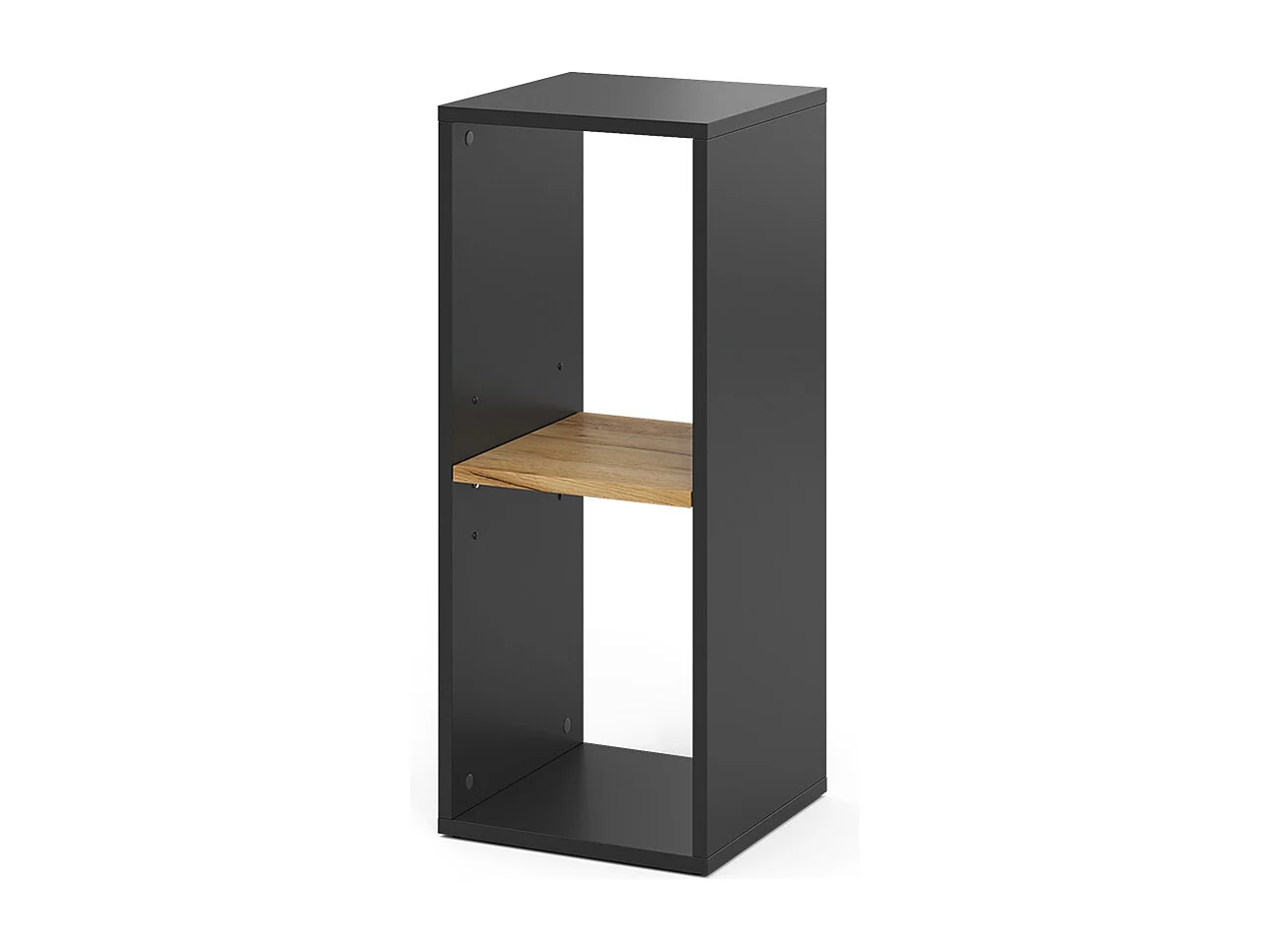 Étagère à livres anthracite/chêne doré 30x30x74 tomy