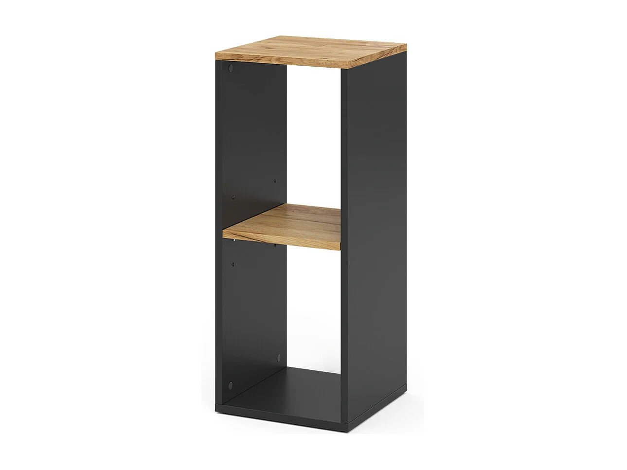 Étagère à livres anthracite/chêne doré 30x30x74 tomy