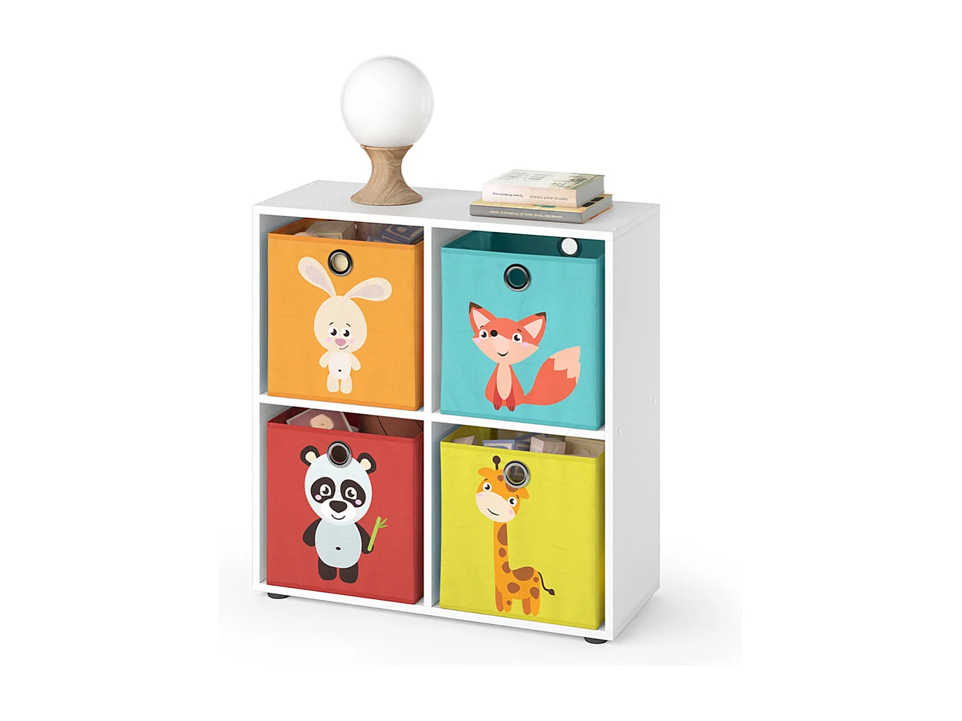 Meuble de rangement cube blanc 72.6x29x72 tetra