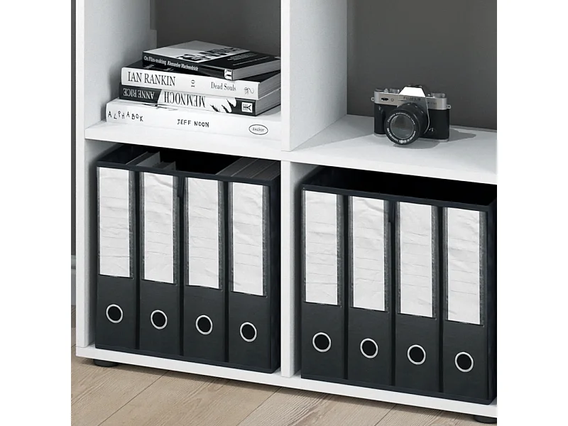 Meuble de rangement cube blanc 72.6x29x72 tetra