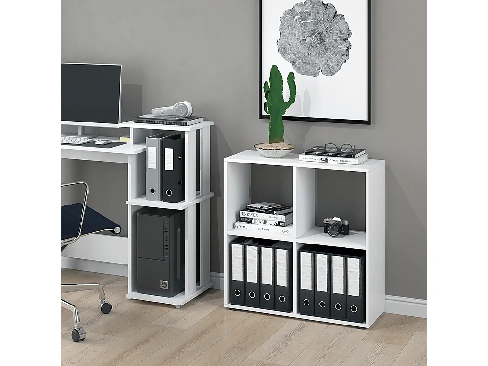 Separador de ambientes blanco 72.6x29x72 tetra