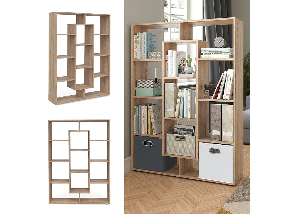 Raumteiler sonoma 107.2x29x143