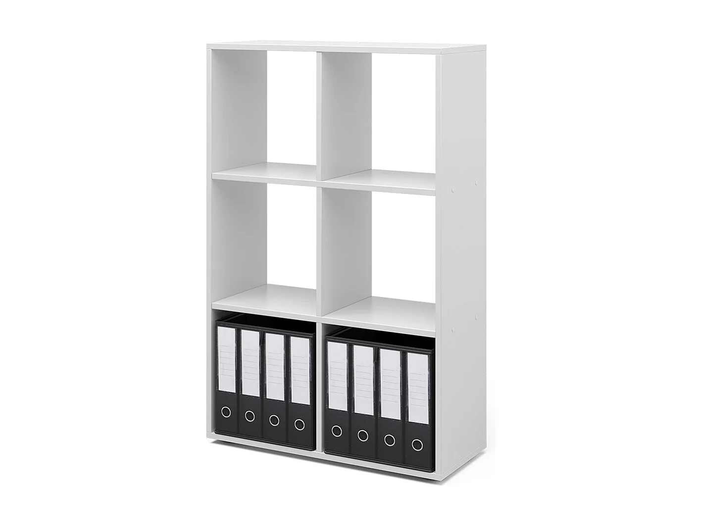 Meuble de rangement cube blanc 72x29x107.8